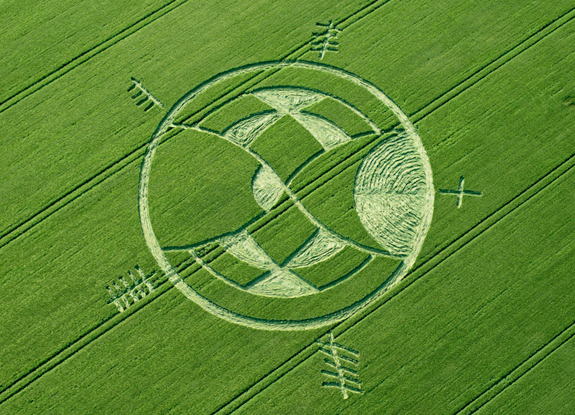 crop circle at Silbury Hill | June 25 2013