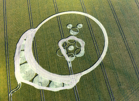 crop circle at Milk Hill | August 01 2013