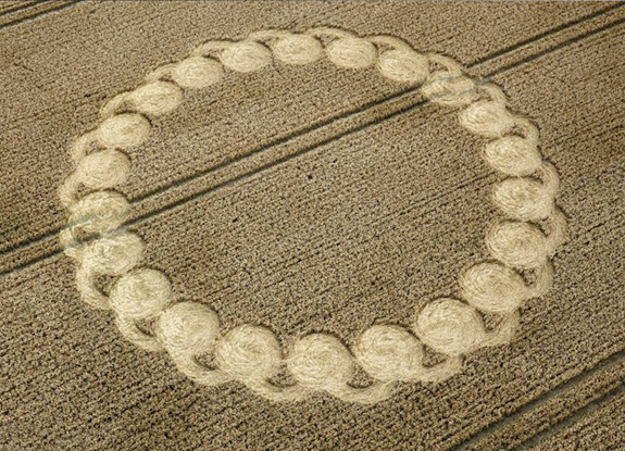 crop circle at Hackpen Hill | August 13 2013