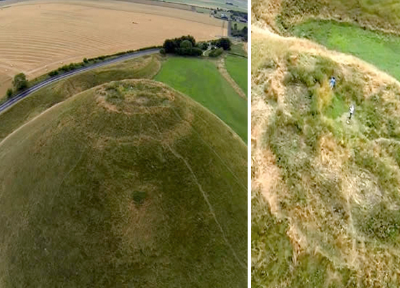 crop circle at Silbury Hill | late August 2013