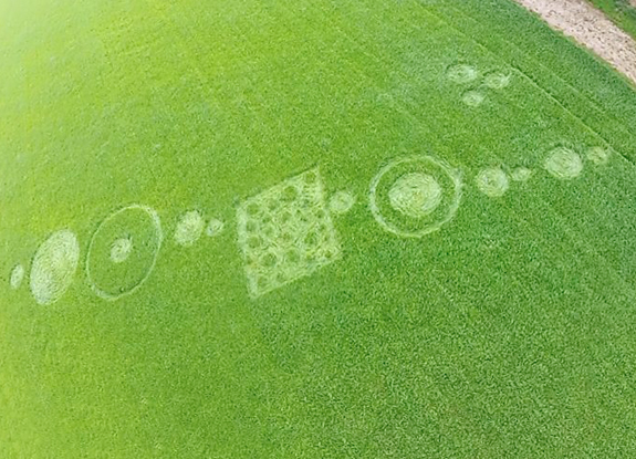 crop circle at Hoeven | April 5 2014