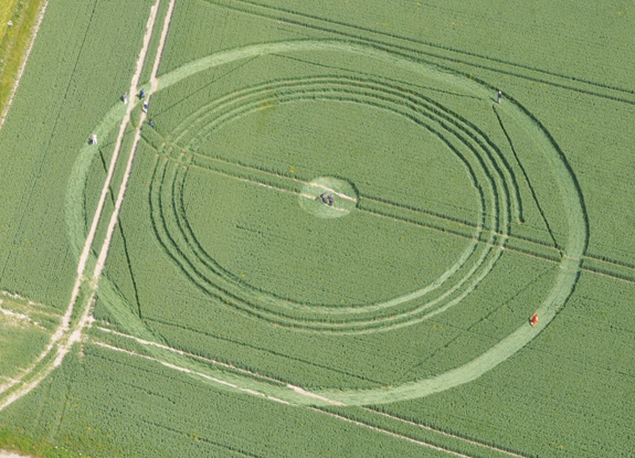 crop circle at Cherhill | June 18 2014