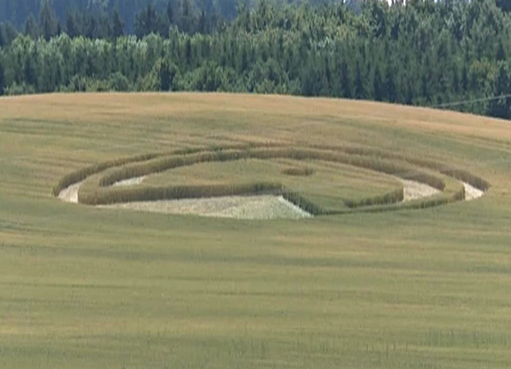 crop circle at Přívětice | July 06 2014