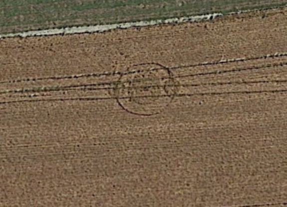 crop circle at Long Man Of Wilmington | July 27 2014