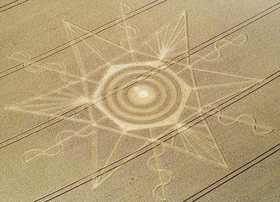 crop circle at Gussage St Andrews | August 13 2014