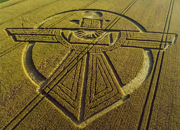 crop circle at Barbury Castle | July 25 2015