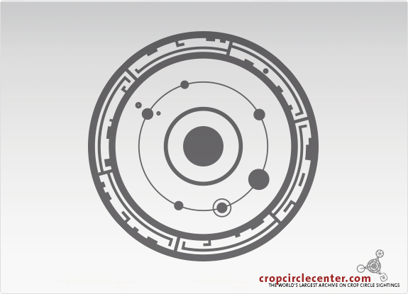 crop circle at Maiden Castle | July 26 2015