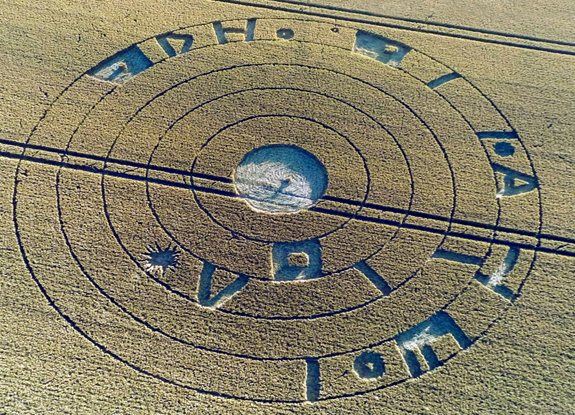 crop circle at Burderop Down | July 20 2016