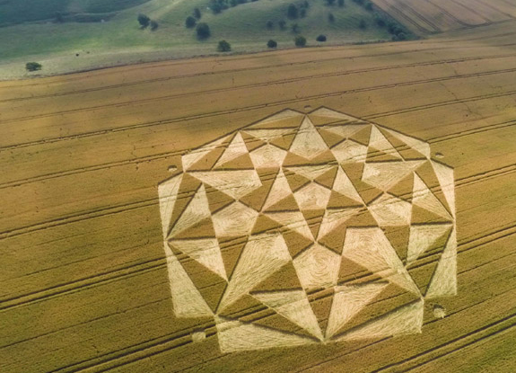 crop circle at Ranscomb Bottom | July 23 2016