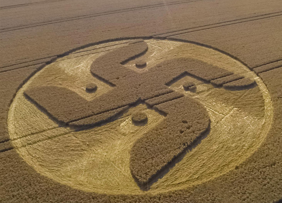 crop circle at Beckhampton | August  27 2016