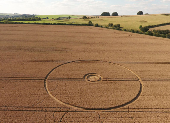crop circle at East Kennett | August  27 2016