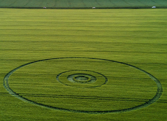 crop circle at Bishop's Cannings Down | June 3 2018