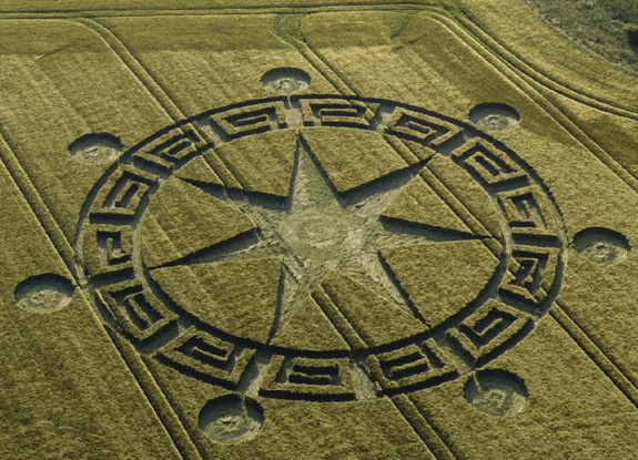 crop circle at Ackling Dyke | June 4 2018