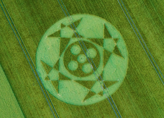 crop circle at Hackpen Hill | June 10 2018