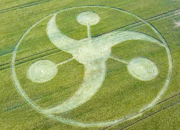 crop circle at Keysley Down | June 10 2018