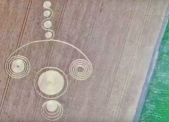 crop circle at Sokolovskaya | June 19 2018