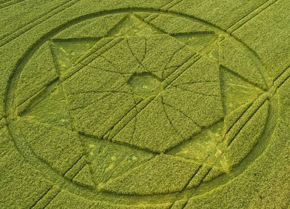 crop circle at Devil's Den | June 20 2018