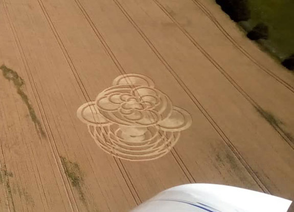 crop circle at Bohdankov Hill | July 7 2018