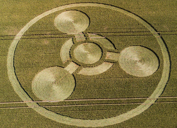 crop circle at Coneybury Hill | July 8 2018