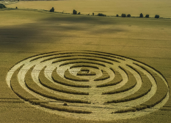 crop circle at Winterbourne Bassett | July 14 2018