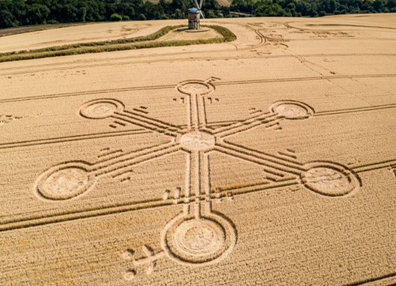 crop circle at Harbury | July 26 2018