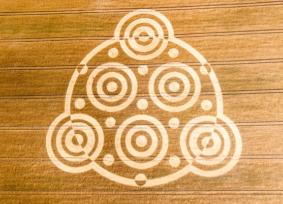 crop circle at Etchilhampton | August 10 2018