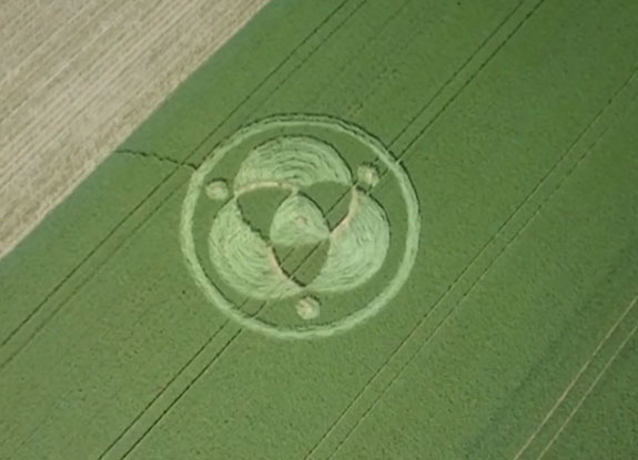 crop circle at Lüsslingen | June 27 2019