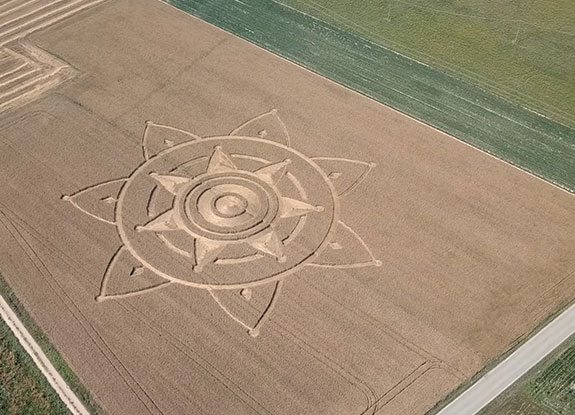 crop circle at Poirino | June 30 2019