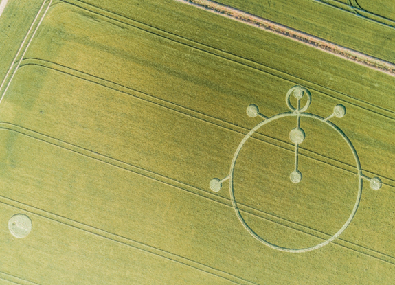 crop circle at Yarnbury Castle | July 3 2019