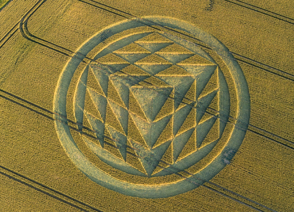 crop circle at Tichborne | July 16 2019