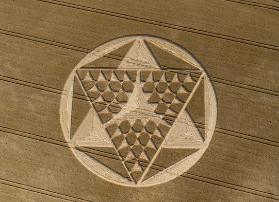 crop circle at Barton Stacy | July 28 2019