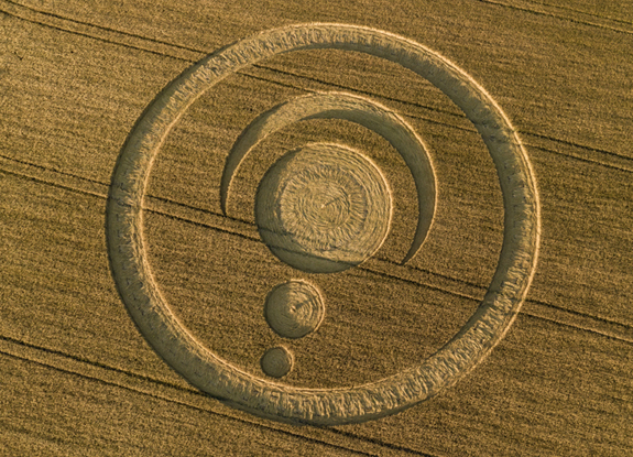 crop circle at Cley Hill | July 28 2019