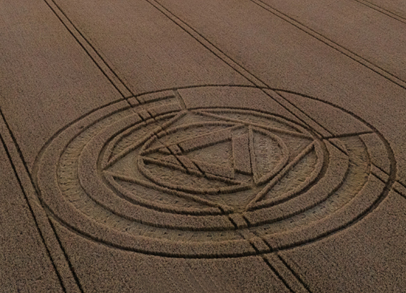 crop circle at Preston Candover | August 11 2019