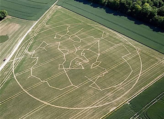 crop circle in Amiens | June 2 2020