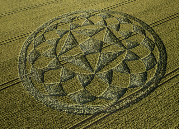 crop circle in Cheesefoot Head | June 29 2020