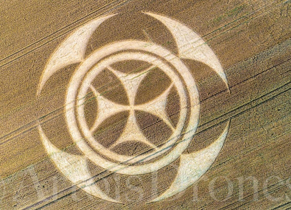 crop circle in Vimy | July 5 2020