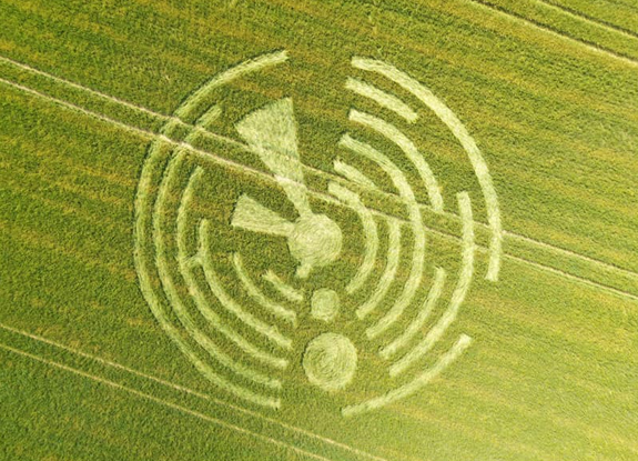 crop circle in Cley Hill | July 12 2020