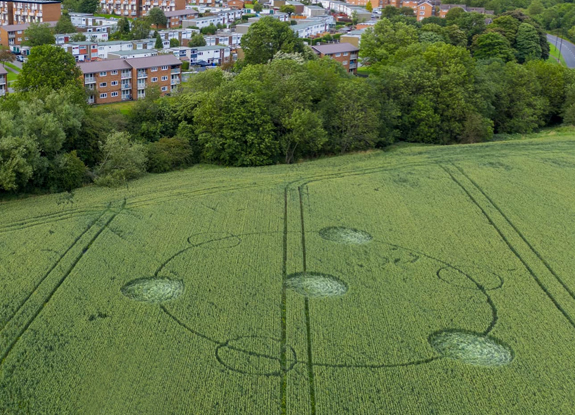 crop circle in Dronefield | July 29 2020