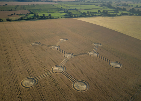 crop circle in Beechingstoke | August 8 2020