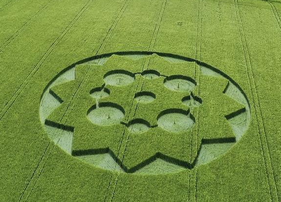 crop circle in Crawley Down | June 8 2021