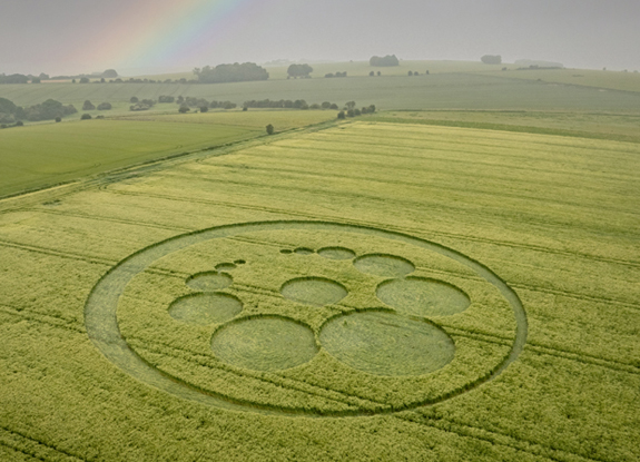 crop circle in Tidcombe Down | June 28 2021