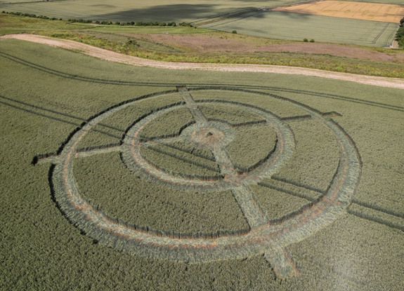 crop circle in Hackpen Hill | July 5 2021