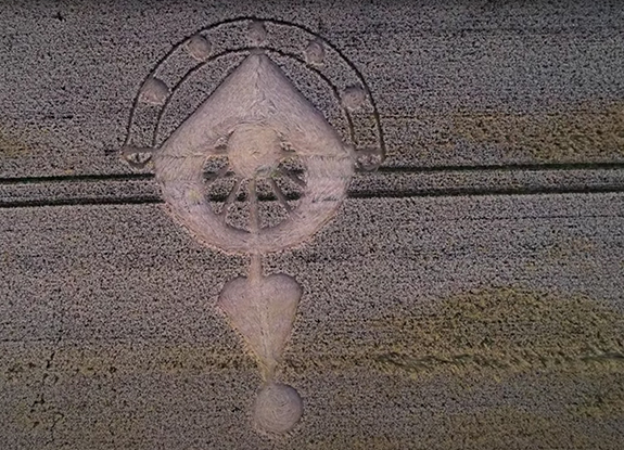 crop circle in Billingley | August 2 2021