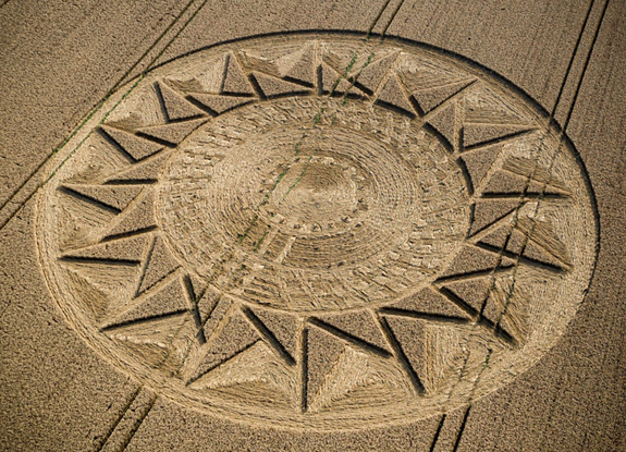 crop circle in Roundway Hill | August 15 2021