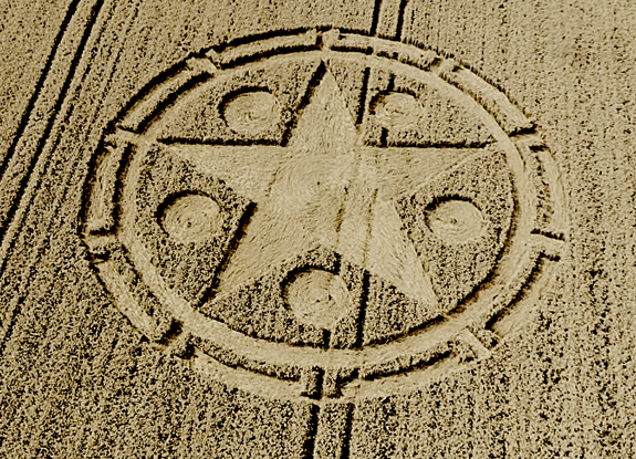 crop circle in Sandal Castle | August 18 2021