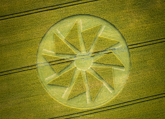 crop circle at Hackpen Hill | June 19 2022