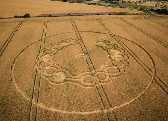 crop circle at Winchester | July 12 2022