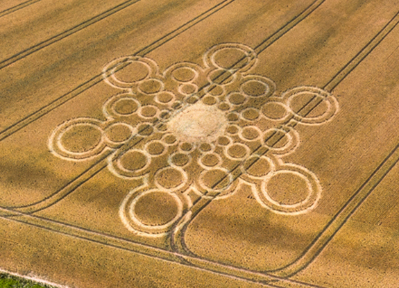 crop circle at Lane End Down | july 9 2023