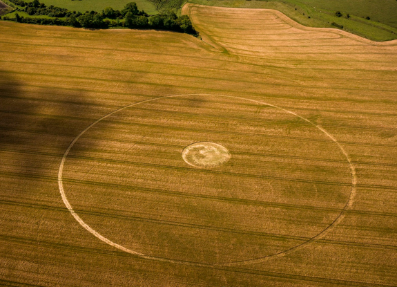 crop circle at Cley Hill | august 10 2023