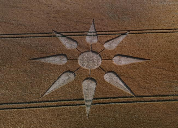 crop circle at Kingsdon | june 15 2025